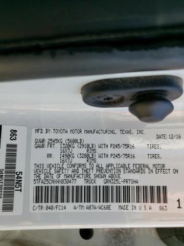 2017 TOYOTA TACOMA DOU 5TFAZ5CNXHX030477