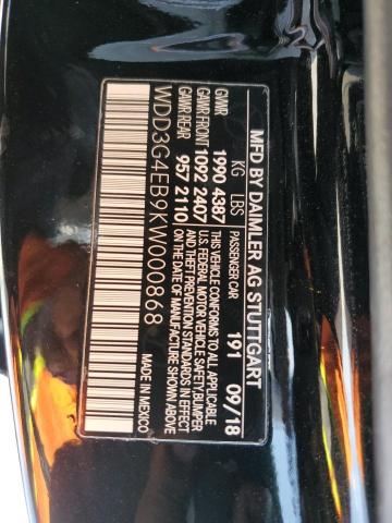 2019 MERCEDES-BENZ A 220 - WDD3G4EB9KW000868
