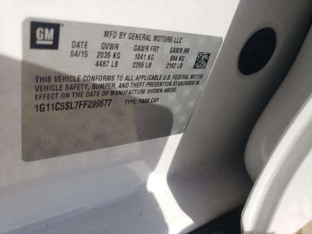 2015 CHEVROLET MALIBU 1LT 1G11C5SL7FF299677