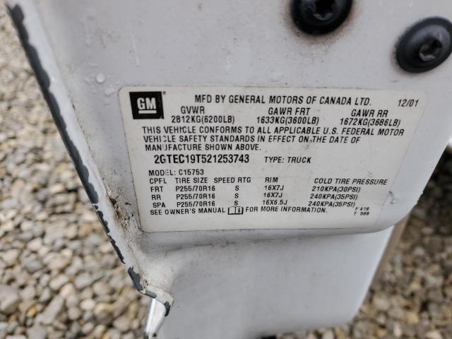 2GTEC19T521253743 GMC New Sierra C1500