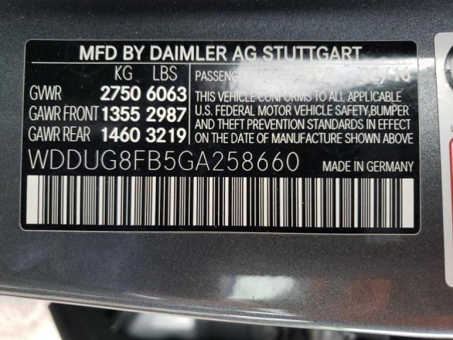 2016 MERCEDES-BENZ S 550 4MAT - WDDUG8FB5GA258660