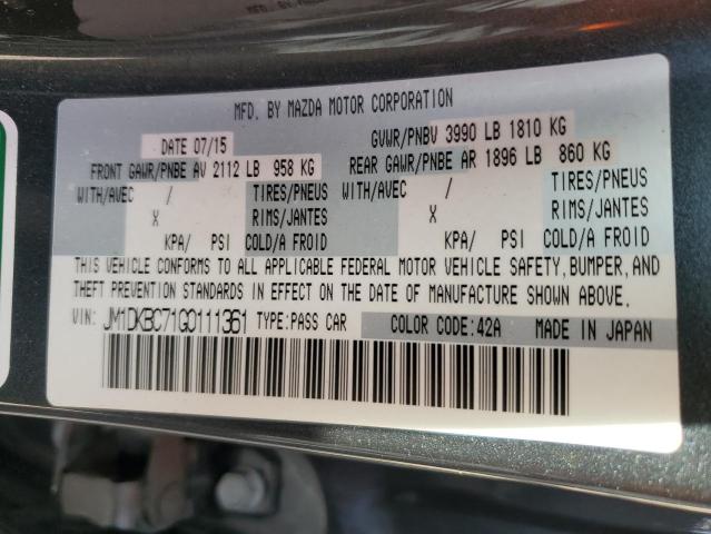 2016 MAZDA CX-3 TOURI - JM1DKBC71G0111361