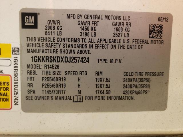 1GKKRSKDXDJ257424 GMC Acadia Slt-2