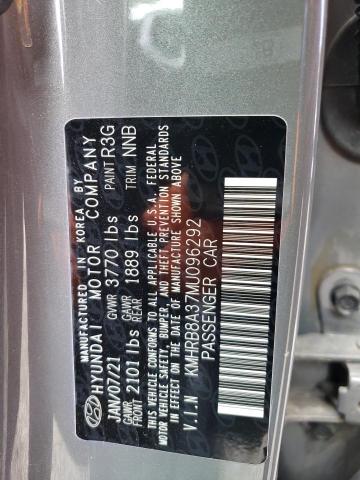 2021 HYUNDAI VENUE SE KMHRB8A37MU096292