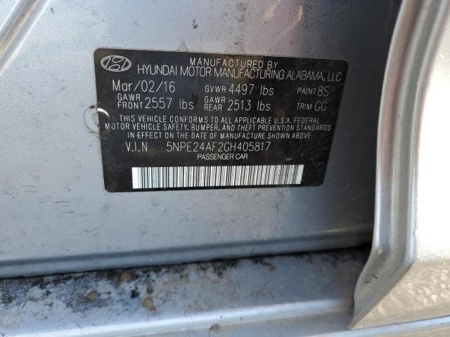 2016 HYUNDAI SONATA SE 5NPE24AF2GH405817
