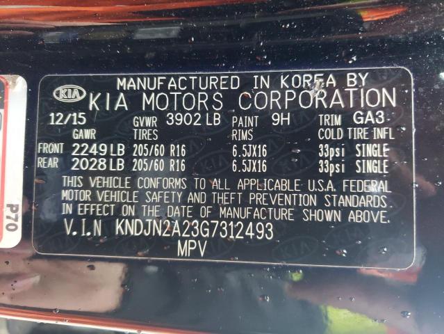 2016 KIA SOUL - KNDJN2A23G7312493
