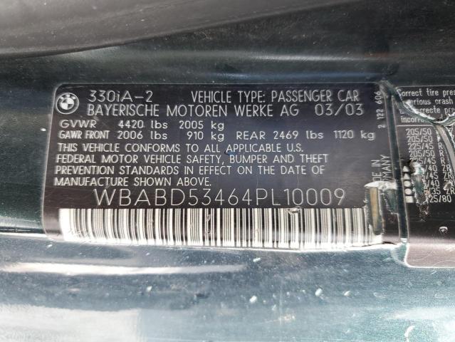 WBABD53464PL10009 BMW 330 CI