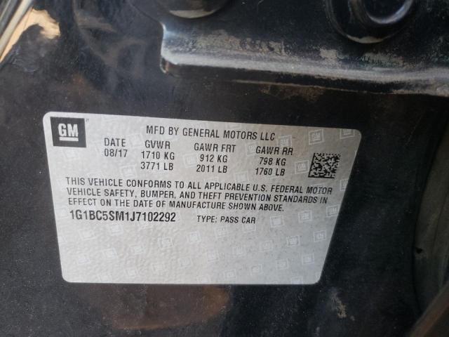 2018 CHEVROLET CRUZE LS 1G1BC5SM1J7102292