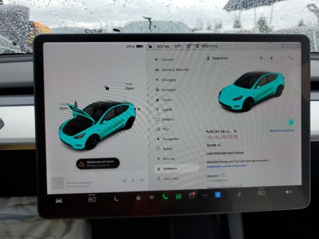 7SAYGDEF4NF326186 Tesla Model Y