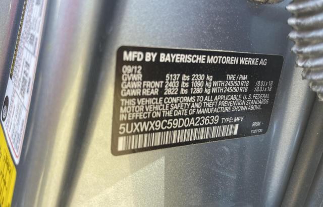 5UXWX9C59D0A23639 BMW X3 Xdrive28i