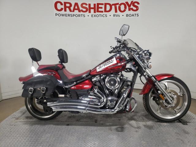 Salvage motorcycles for sale at Dallas, TX auction: 2009 Yamaha XV1900 CU