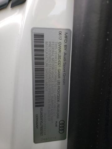 2018 AUDI R8 5.2 PLU - WUAKBAFX5J7900157