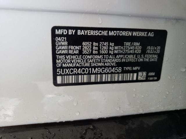 2021 BMW X5 SDRIVE - 5UXCR4C01M9G60458