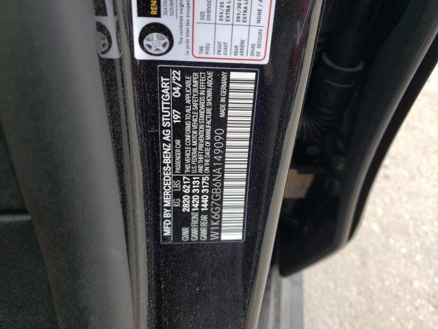 2022 MERCEDES-BENZ S 580 4MAT - W1K6G7GB6NA149090