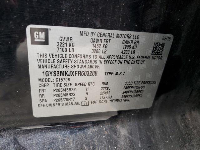 2015 CADILLAC ESCALADE L - 1GYS3MKJXFR603288