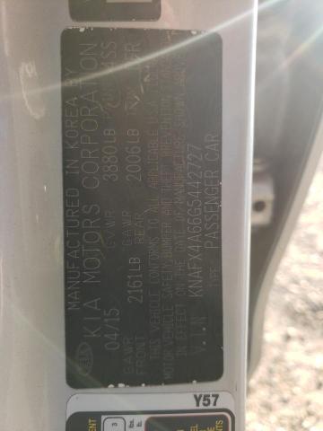 KNAFX4A66G5442727 KIA FORTE LX
