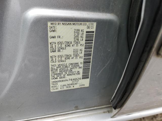 2015 NISSAN FRONTIER S 1N6AD0ERXFN764026