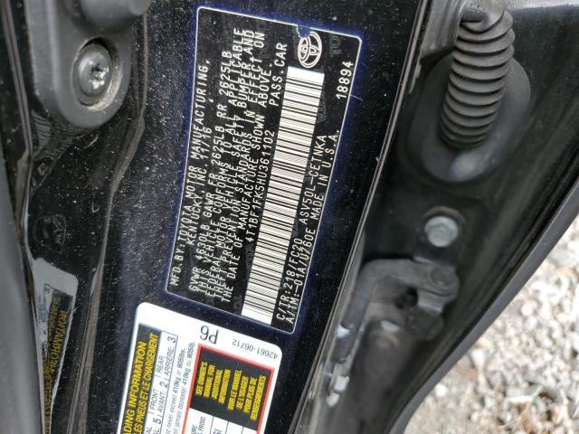 2017 TOYOTA CAMRY LE 4T1BF1FK5HU361102