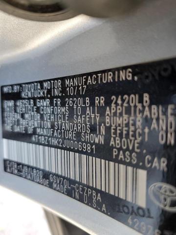 2018 TOYOTA CAMRY XSE 4T1BZ1HK2JU006981