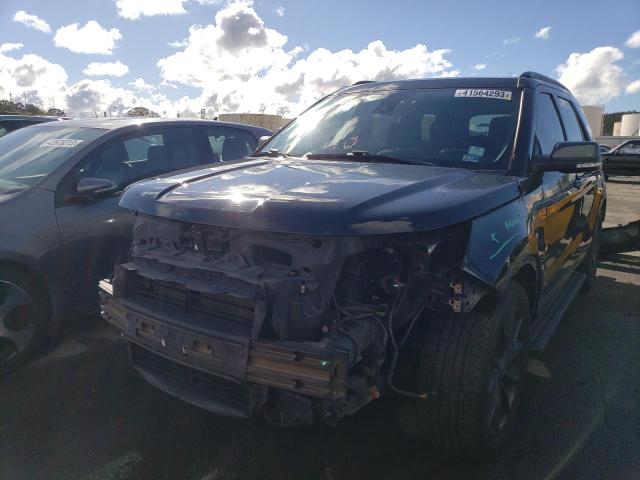 Ford Explorer salvage cars for sale: 2018 Ford Explorer XLT