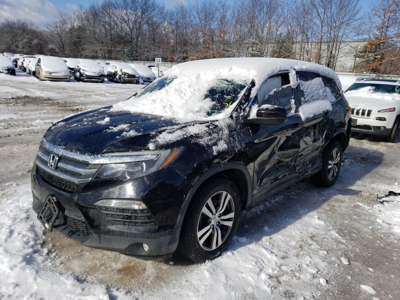 5FNYF6H81HB020107 HONDA PILOT EXL 2017