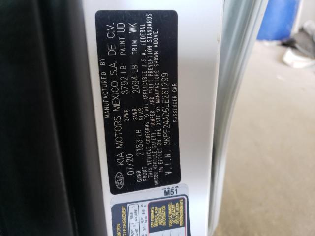 2020 KIA FORTE FE 3KPF24AD6LE261299