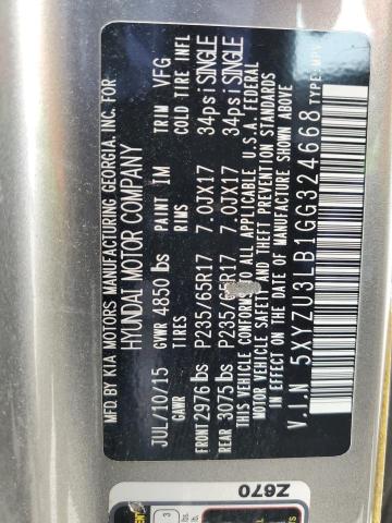 2016 HYUNDAI SANTA FE S 5XYZU3LB1GG324668