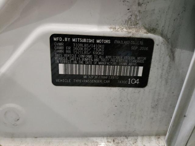 2017 MITSUBISHI MIRAGE G4 - ML32F3FJ7HHF13970