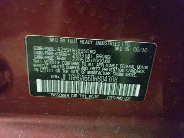 JF1GH6A66BH804388 Subaru Impreza 2.5i