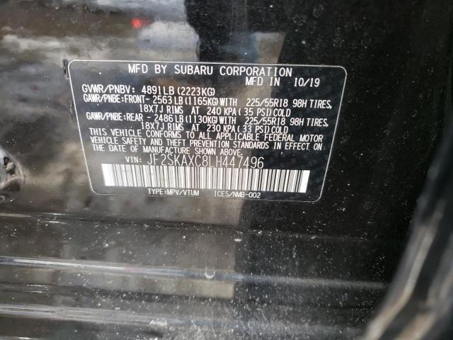 JF2SKAXC8LH447496 Subaru Forester Touring