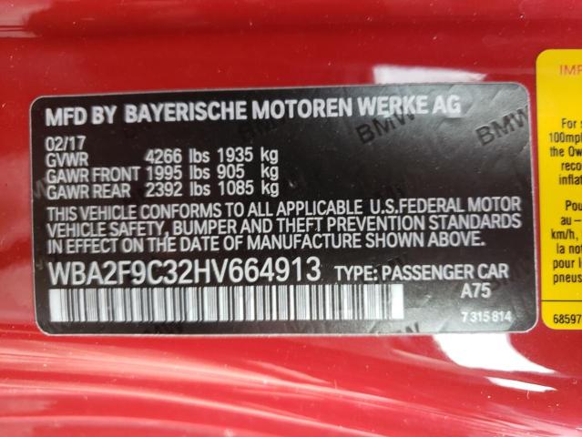 2017 BMW 230I - WBA2F9C32HV664913