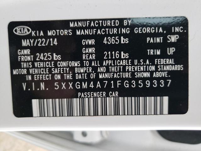 2015 KIA OPTIMA LX 5XXGM4A71FG359337