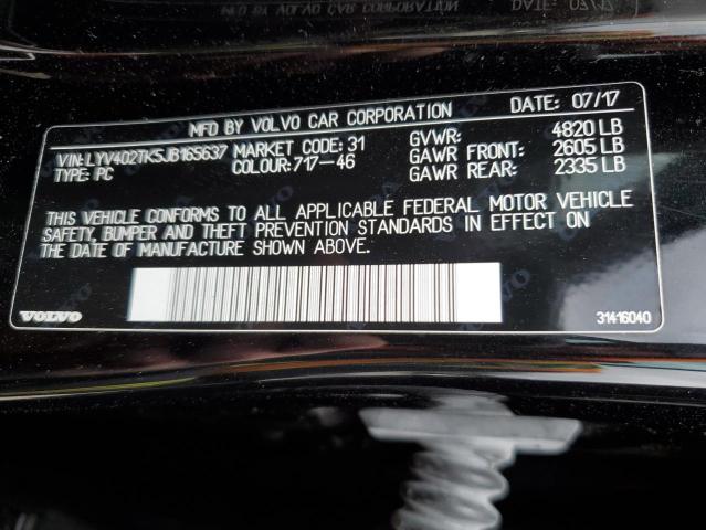 LYV402TK5JB165637 Volvo S60 INSCRIPTION