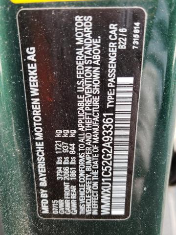 WMWXU1C52G2A93361 Mini Cooper