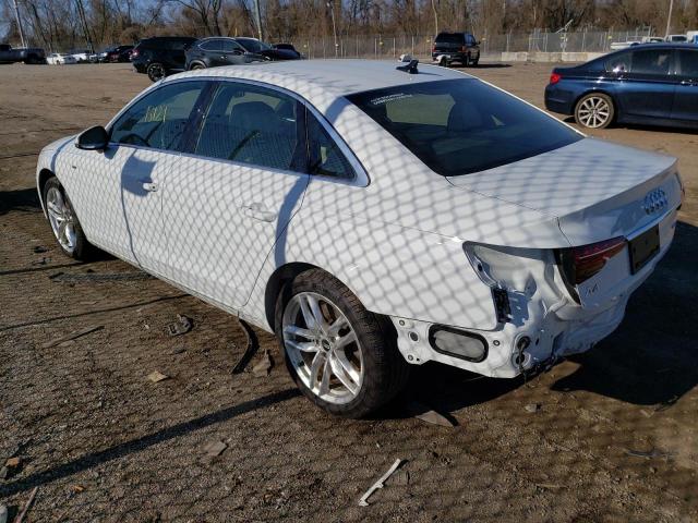 2021 AUDI A4 QUATTRO WAUDAAF47MA054522