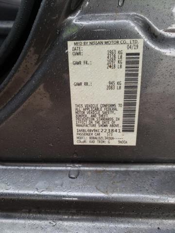 1N4BL4BV9KC223841 Nissan ALTIMA S