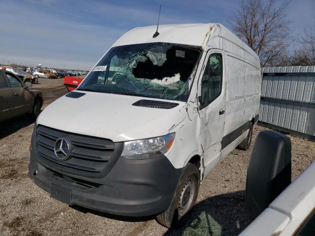 Salvage cars for sale from Copart Elgin, IL: 2022 Mercedes-Benz Sprinter 2500