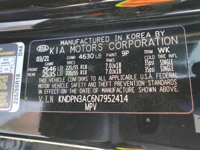 KNDPN3AC6N7952414 KIA Sportage Ex