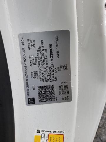 2021 CHEVROLET SILVERADO - 3GCNWAEF1MG390650