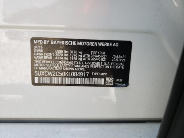 2019 BMW X7 XDRIVE4 - 5UXCW2C50KL084917