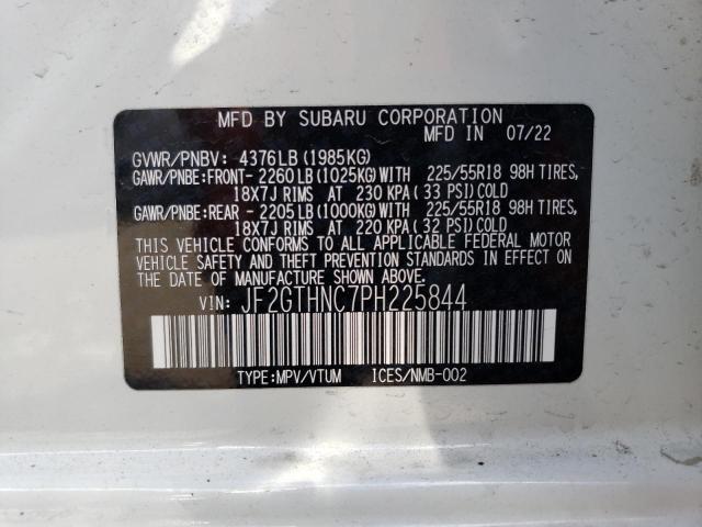 JF2GTHNC7PH225844 Subaru Crosstrek Limited