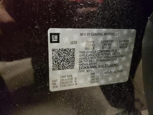 2020 GMC ACADIA SLT - 1GKKNMLS6LZ139391