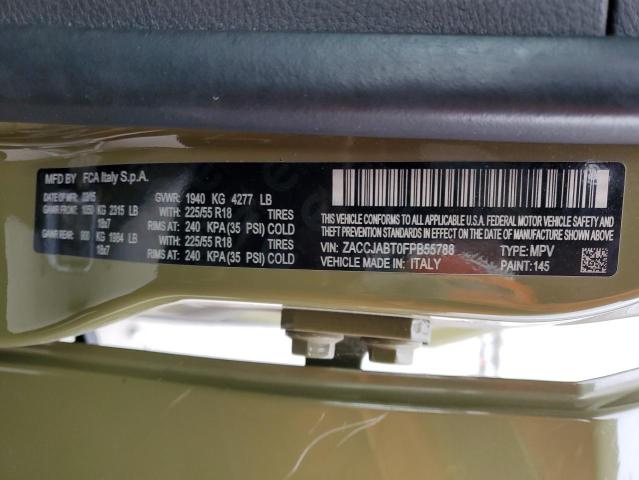 2015 JEEP RENEGADE L ZACCJABT0FPB55788