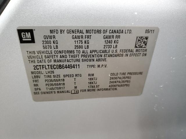 2CTFLTEC0B6449411 GMC Terrain Sle