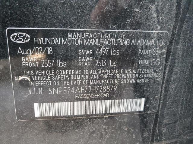 2018 HYUNDAI SONATA SE 5NPE24AF7JH728879