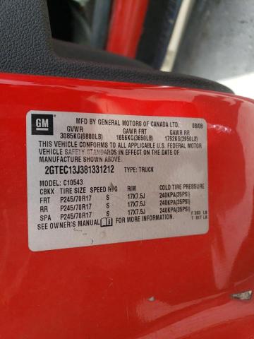 2GTEC13J381331212 GMC Sierra C1500