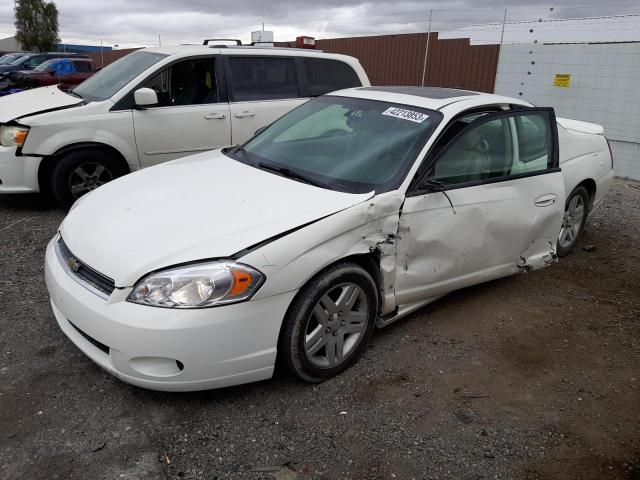 Chevrolet Montecarlo salvage cars for sale: 2007 Chevrolet Monte Carlo LT