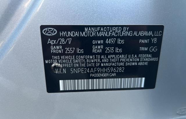 2017 HYUNDAI SONATA SE 5NPE24AF9HH596282
