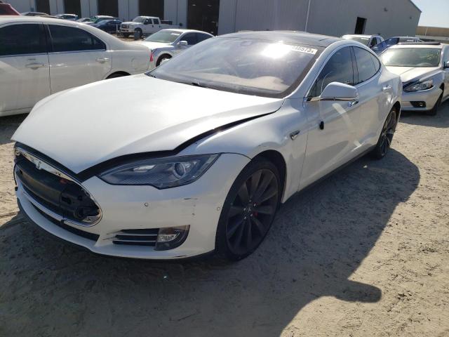 Salvage cars for sale from Copart Jacksonville, FL: 2014 Tesla Model S