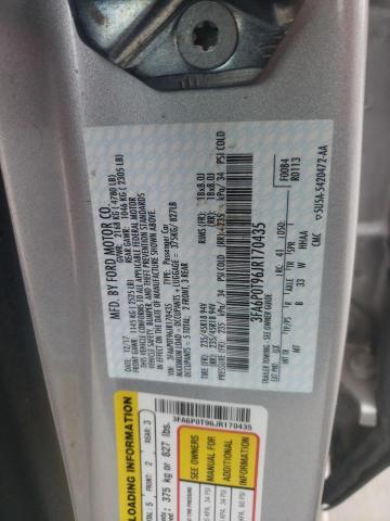 2018 FORD FUSION SE - 3FA6P0T96JR170435